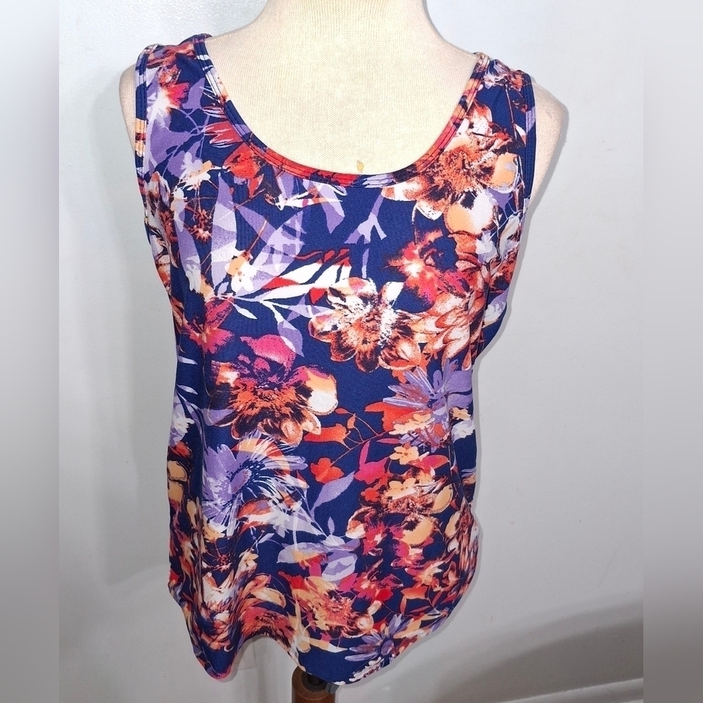 Floral Tank Top- W Sz Medium